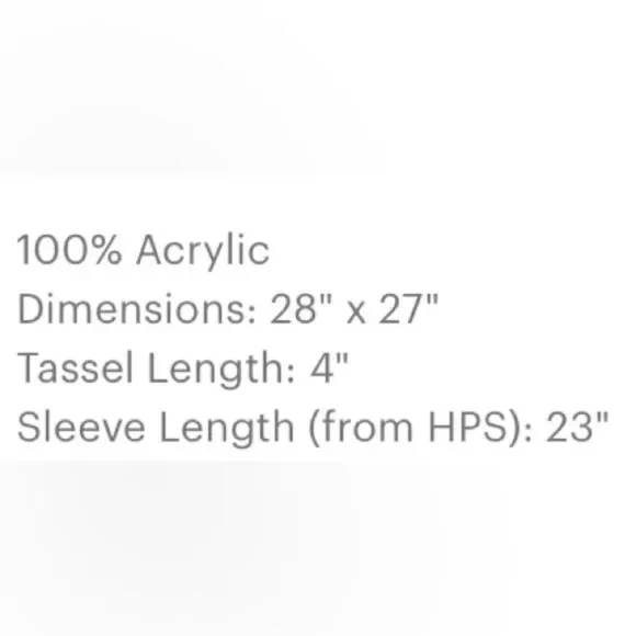 Cute Rust Color Poncho - Picture 3 of 3